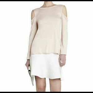 NWT BCBG Knit top cold shoulder